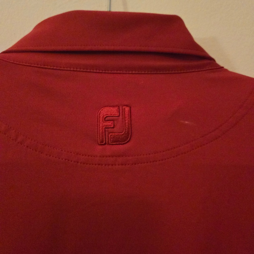 FootJoy Golf Polo Shirt Performance Athletic Fit Moisture Wicking XL - Picture 10 of 11